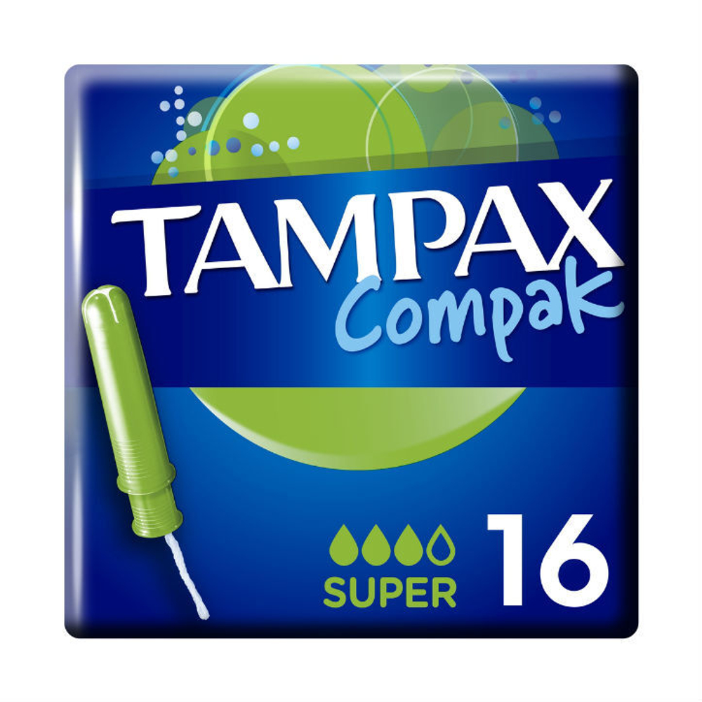 Tampax Компакт 16 шт. Супер *6* / 96 / 1056
