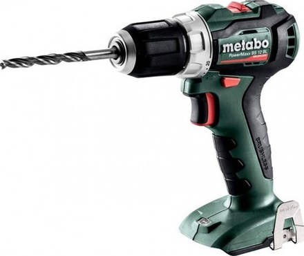 Дрель-шуруповерт аккумуляторная METABO PowerMaxx BS 12 BL бесщеточная, без АКБ и ЗУ 601038890