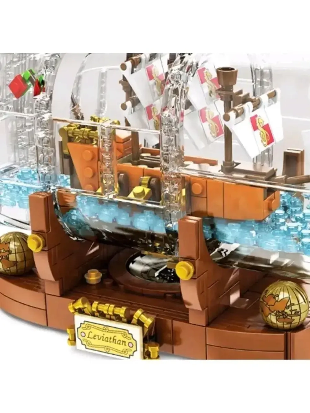Конструктор IDEAS Корабль в бутылке 1078 деталей