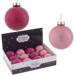 GAEM Набор из 12шт Украшение новогоднее "Шар", D 8 см, L35,5 W27 H9 см