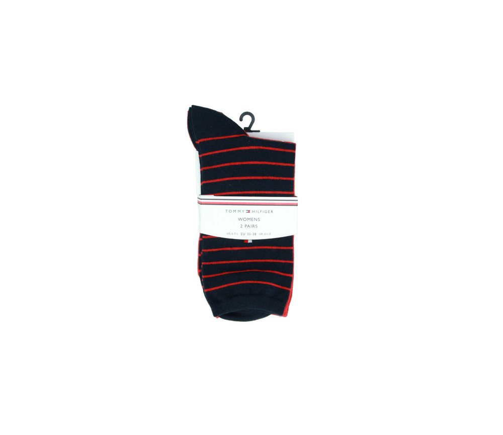 носки 2 пары Tommy Hilfiger - красный(100001494)
