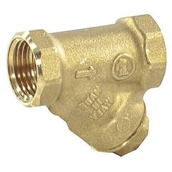 Фильтр Giacomini сетчатый Y-образный латунь Ду 20 Ру30 G3/4 ВР, R74AY104