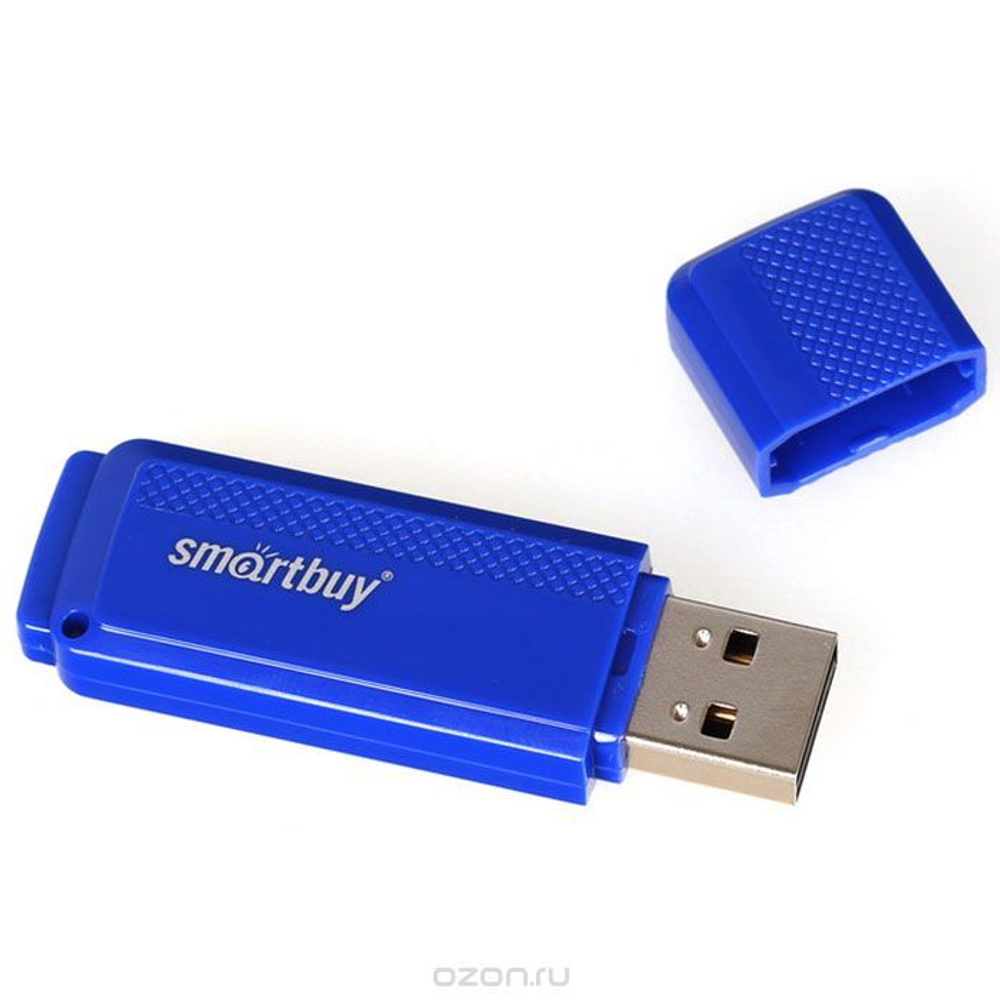USB Флешка 32GB SmartBuy Dock, USB 2.0, синяя