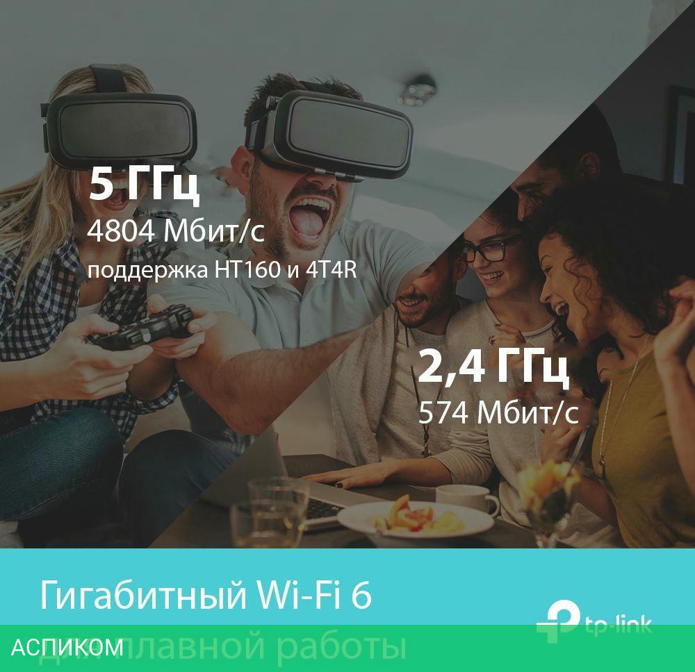 Беспроводной маршрутизатор TP-Link Archer AX5400