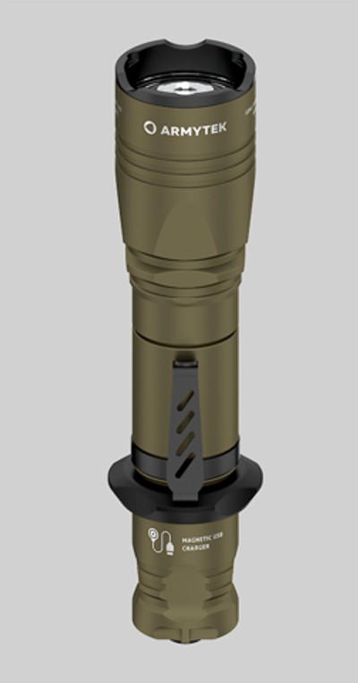 Фонарь Armytek Dobermann Pro Magnet USB Olive [F07501WO]