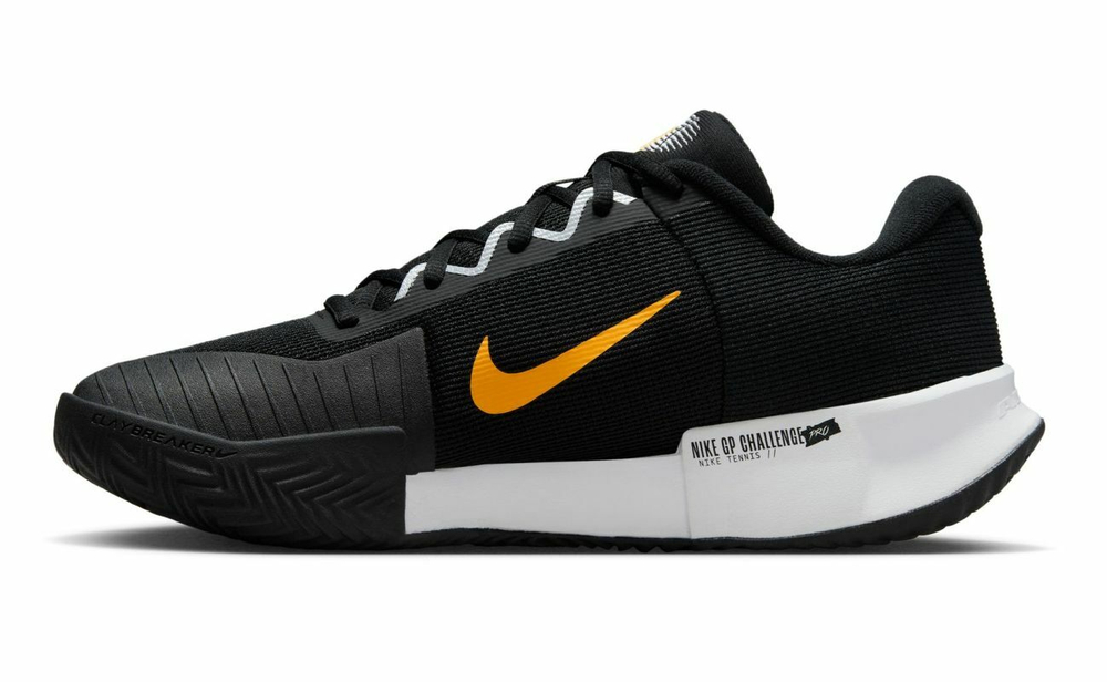 Мужские кроссовки теннисные Nike Zoom GP Challenge Pro Clay - black/laser orange/wolf grey/white