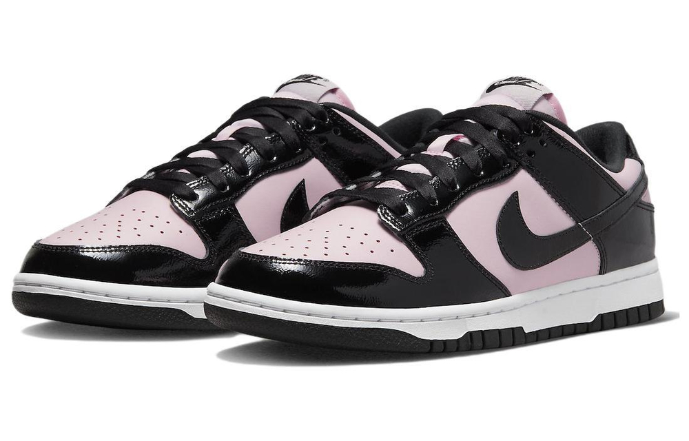 Кроссовки Nike Dunk Low Ess "Pink Black" (Женская размерная сетка)