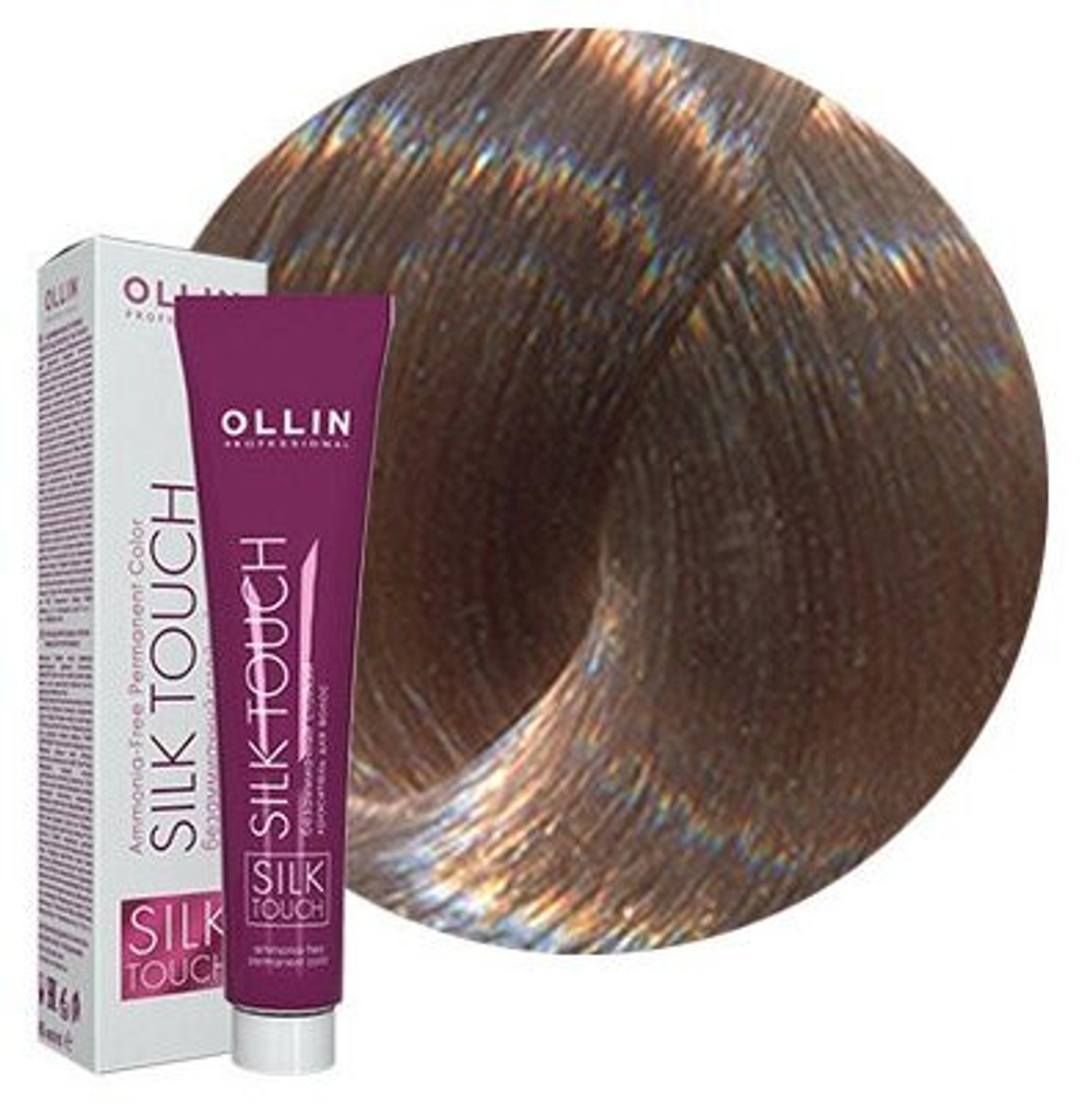 OLLIN SILK TOUCH 10/26 светлый блондин розовый 60мл Безаммиачный стойкий краситель для волос
