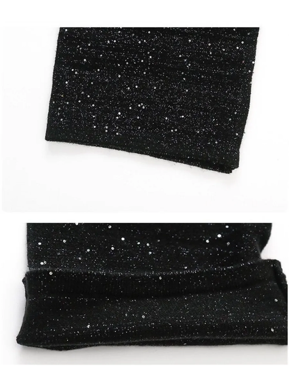 Костюм вязаный с пайетками