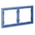 Рамка пластиковая VOLTUM S70 на 2 поста, (деним)