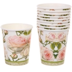 Стакан бумажный 0,2л в наборе 10 шт «Цветочное очарование»
