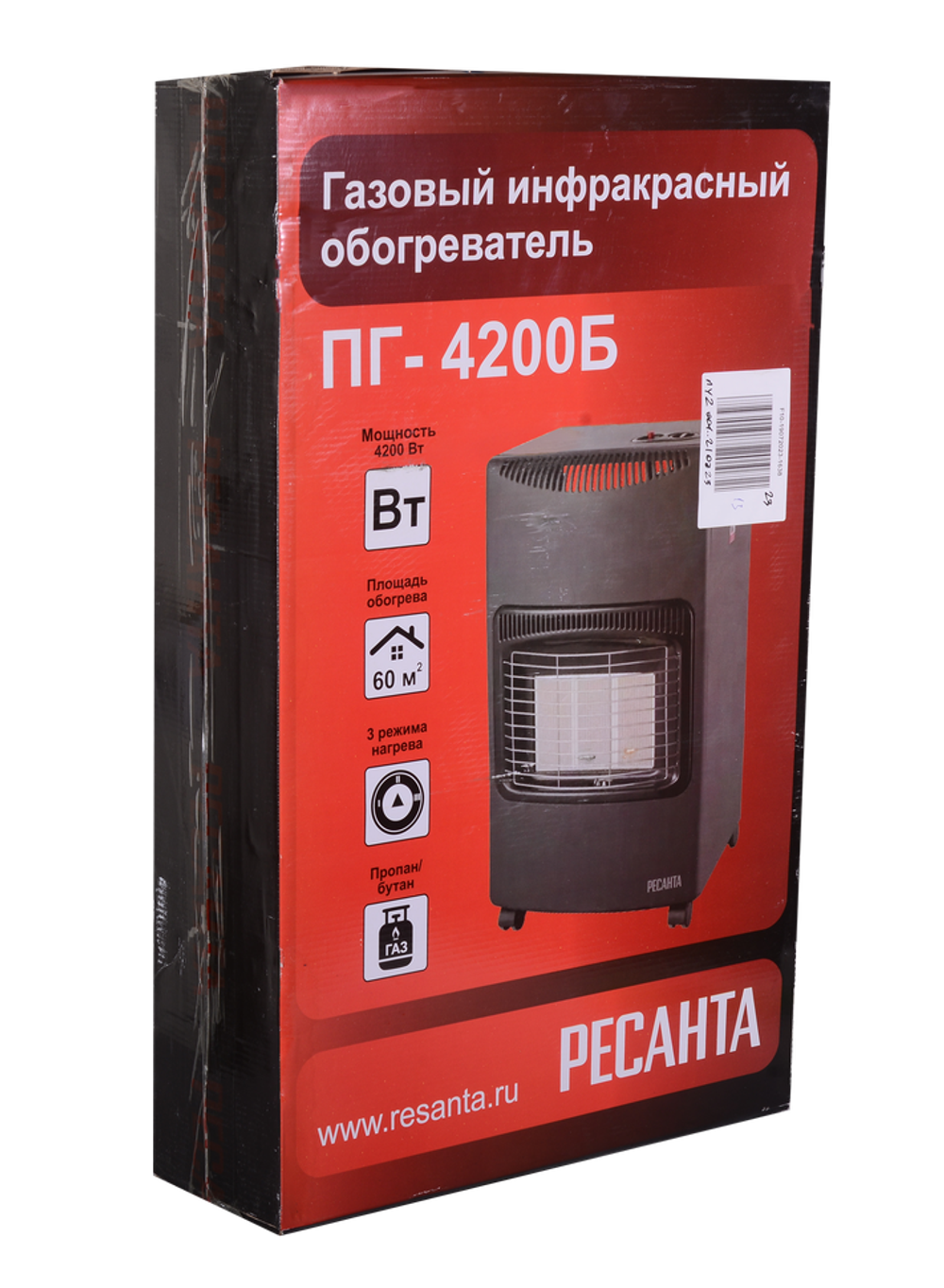 Газовый инфракрасный обогреватель Ресанта ПГ-4200Б