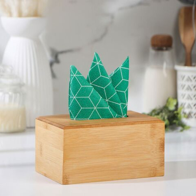 Салфетница Доляна «Комфорт», 17×11×9 см, бамбук