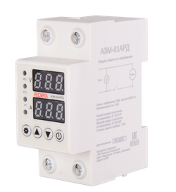 Блок защиты по напряжению Ресанта АЗМ-63АРД регулируемый (с дисплеем)
