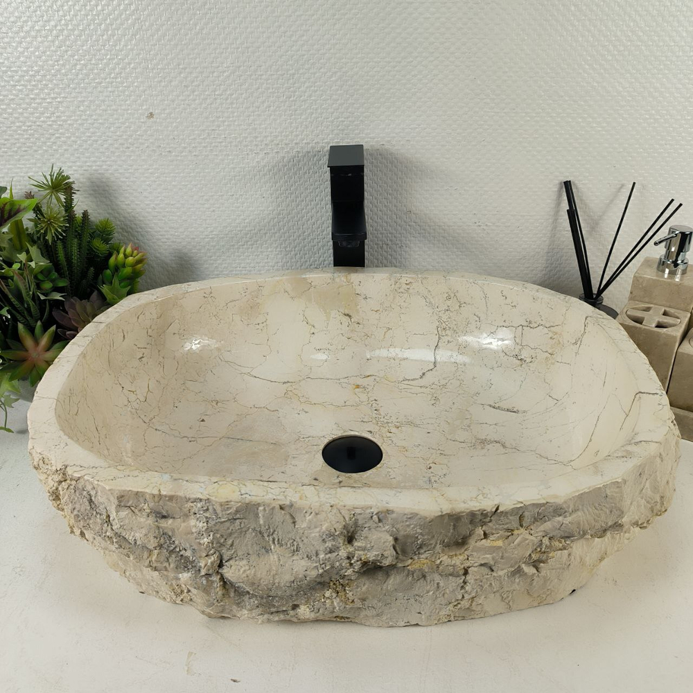 Раковина из мрамора Erozy Cream EM-65029 60*46*15 0877