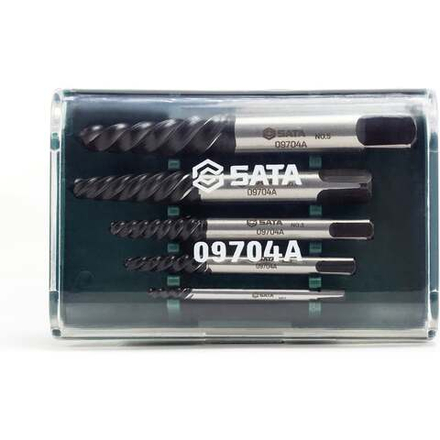 Экстракторы SATA набор 5пр. (извлекаемый инструмент 3.3-11.2 мм) 09704A