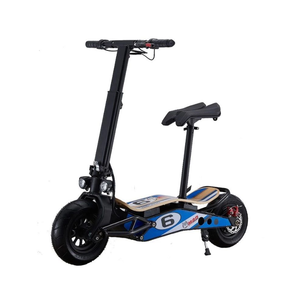Электросамокат VELOCIFERO Mini-mad 800W Li-on Blue