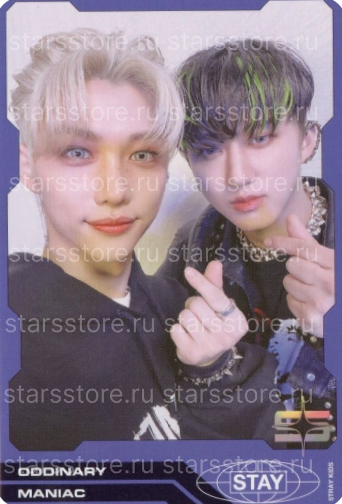 Фотокарта юнитная Felix & Changbin STRAY KIDS - ODDINARY Фотокарта юнитная Felix & Changbin STRAY KIDS - ODDINARY