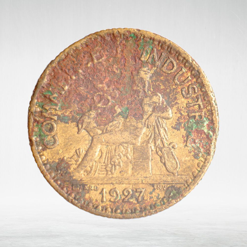France, 1 Franc 1927 - Chambers of Commerce, F