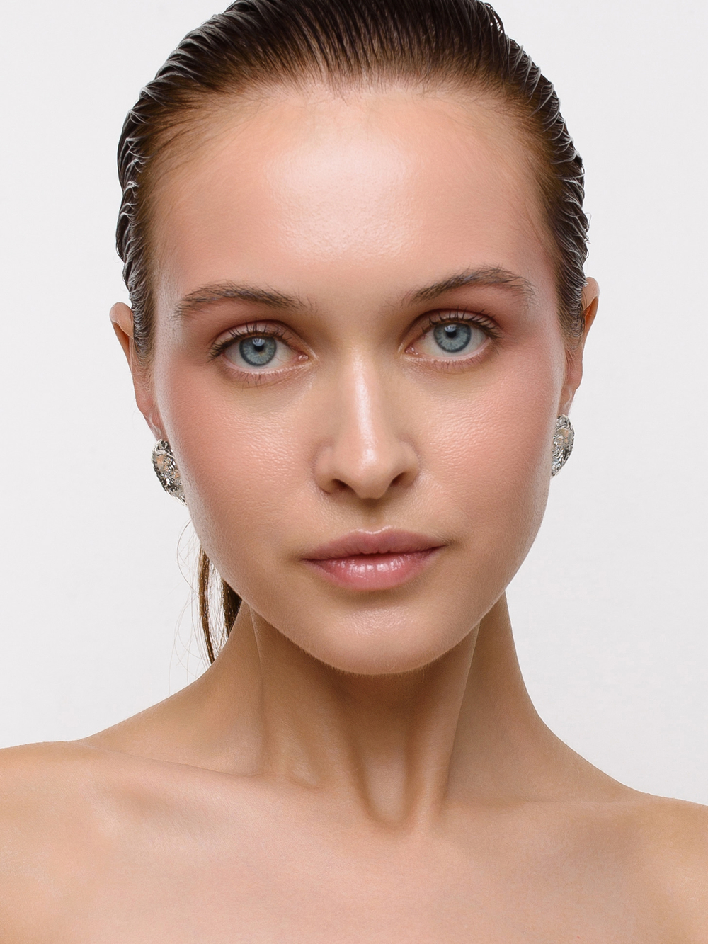 Серьги "Shell Matt" Silver