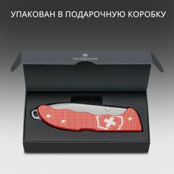 Нож перочинный Victorinox Evoke Alox LE 2025 Stone Red, 222 мм, красный, подарочная коробка