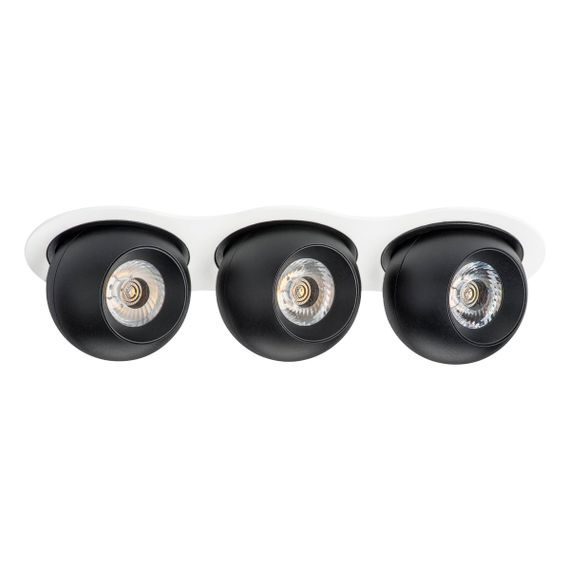 Комплект из светильника и рамки Lightstar Intero Ball (217636+217074+217074+217074) i636747474