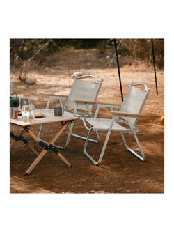 Кресло туристическое Naturehike Nightfall T01, складное, 45х54х67 см, бежевое, до 120 кг