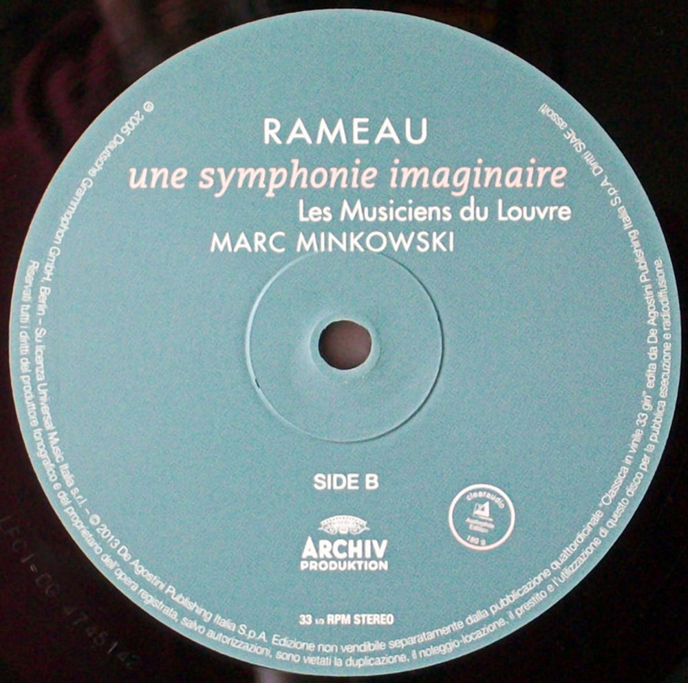 Minkowski, Les Musiciens Du Louvre / Rameau: Une Symphonie Imaginaire (LP)