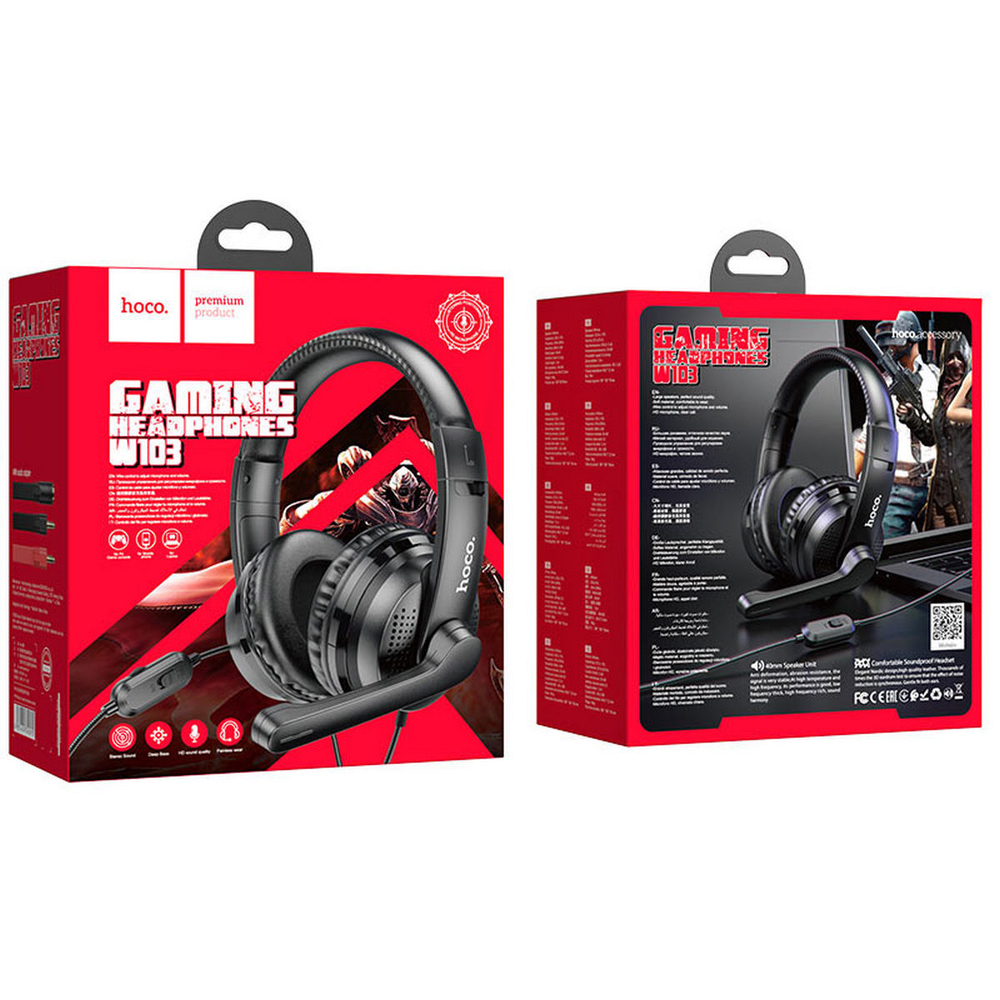 Наушники-гарнитура Hoco Gaming Headphones W103