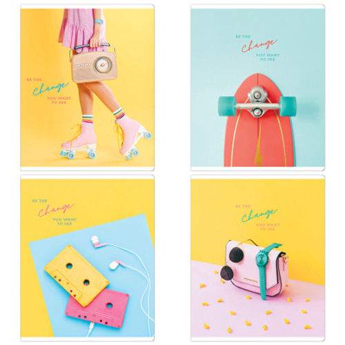 Тетрадь 48л., А5, клетка ArtSpace "Стиль. Be the change" И