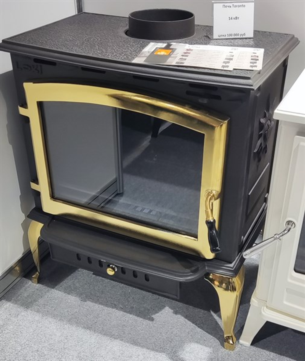 Чугунная печь-камин LOKI Toronto