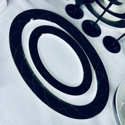 Lenardi 145-423 Овальное блюдо 23см PANDORA в под.уп.(х30)Костяной фарфор