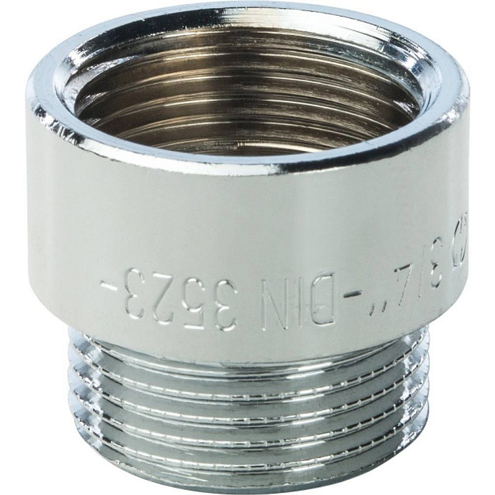 Удлинитель резьбовой STOUT SFT 0002 - 3/4" длина 15 мм (ВР/НР, латунь хромированная)