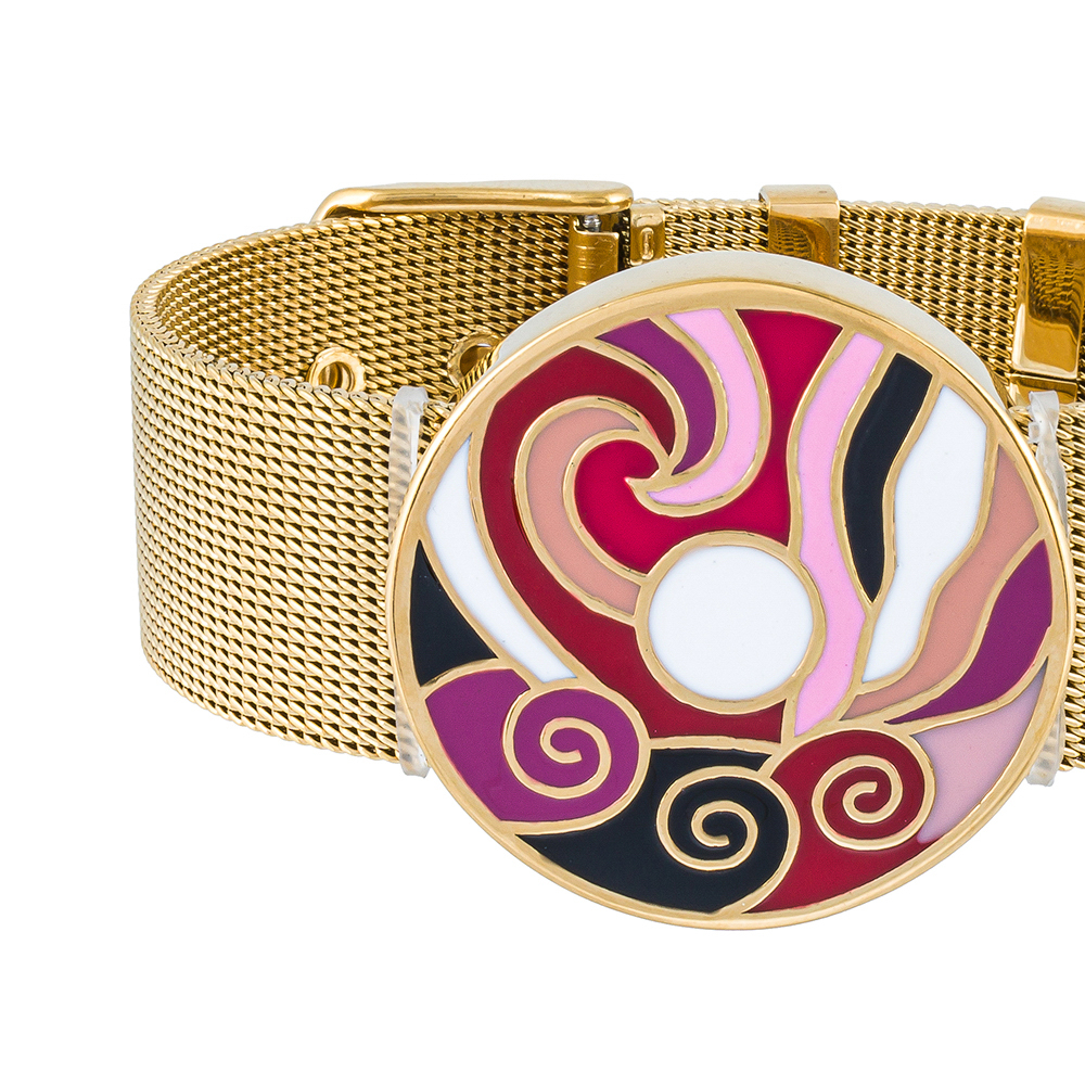 Браслет Fiore Luna на металлическом ремешке CB13784-2 G