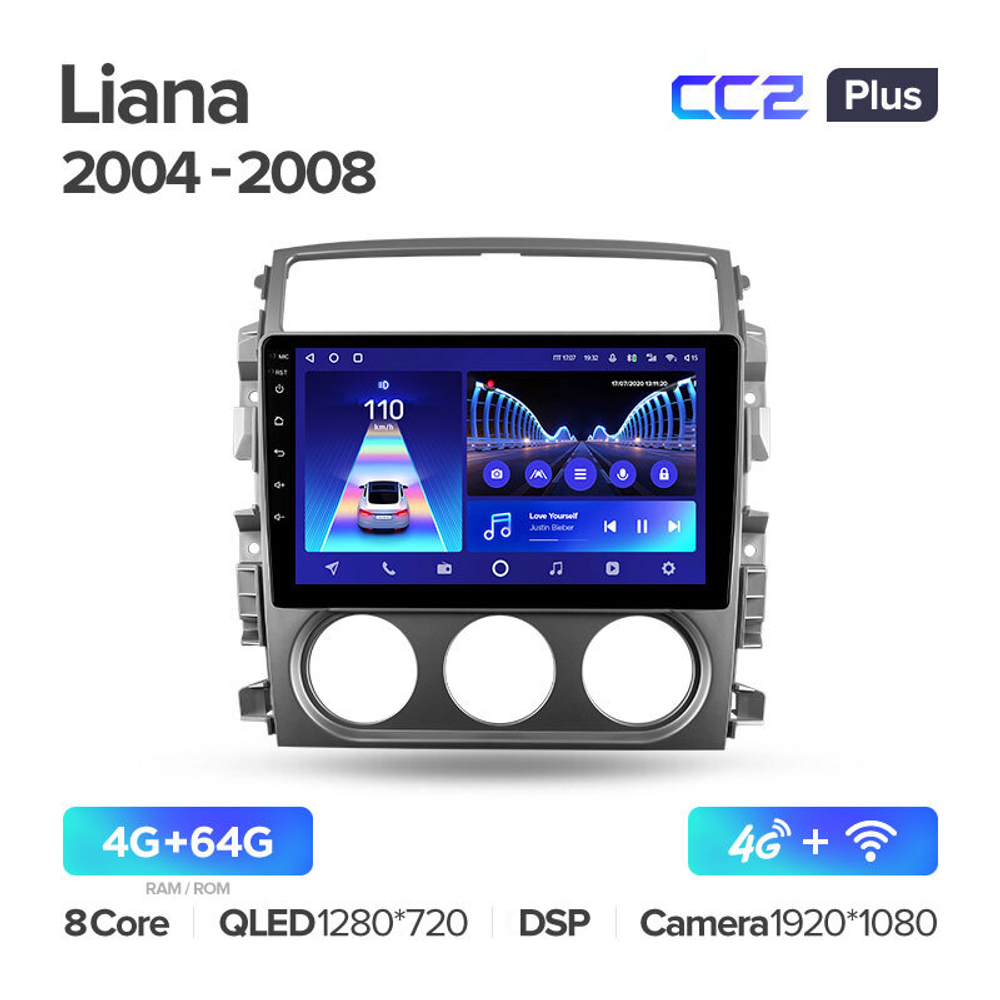 Teyes CC2 Plus 9" для Suzuki Liana 2004-2008