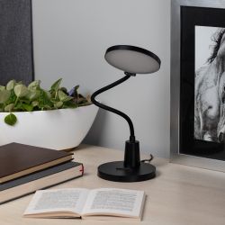 Настольный светильник ЭРА NLED-501-10W-BK светодиодный черный | Светодиодные настольные лампы