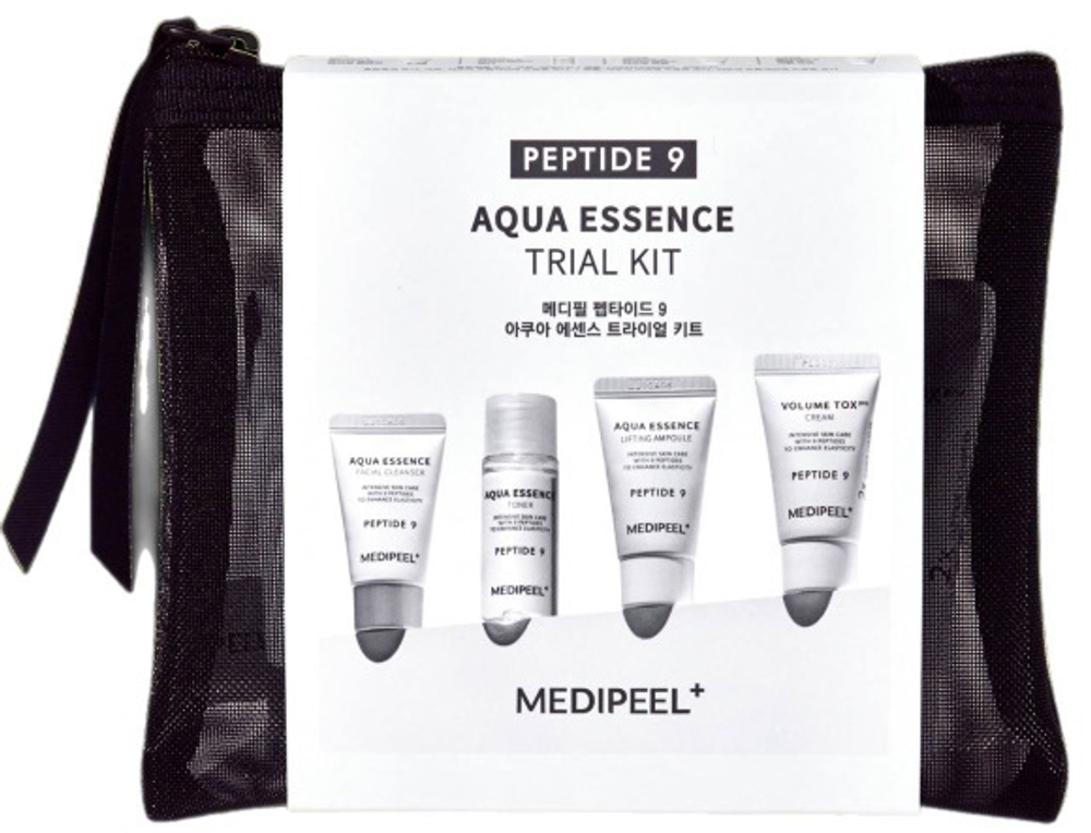 Набор миниатюр MEDI-PEEL PEPTIDE9 AQUA ESSENCE TRIAL KIT (20ML+15ML*2+15G)