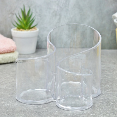 Органайзер для хранения "Фантэнегро" 3 отделения, 14*14*12см, прозрачный