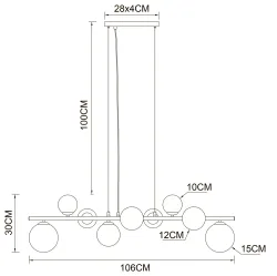 Подвесная люстра Arte Lamp GEMINI