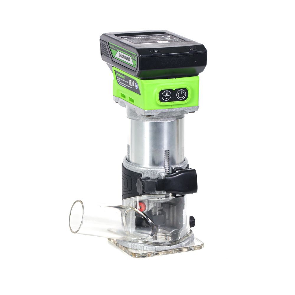 Фрезер аккумуляторный Greenworks G24RO Арт. 3502507, 24V, бесщеточный, без АКБ и ЗУ