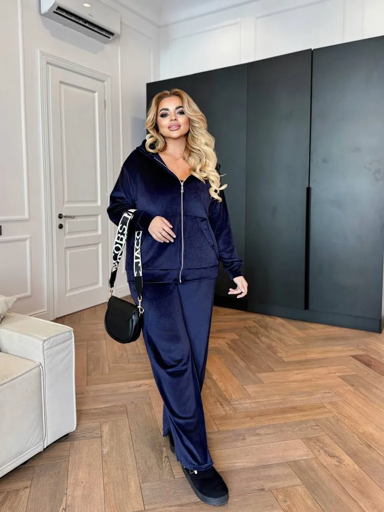 Костюм велюровый УК-181-1 Фабрика Моды