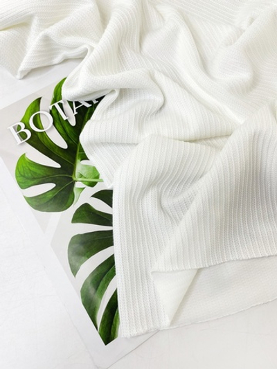 ТЕПЛЫЙ БЕЛЫЙ - Трикотаж ажурный НЕВАДА (1270 Алина)