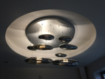 Ceiling design lamp  Mercury by Artemide (8 lampshades)