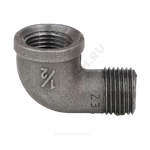 Угольник проходной чугун Ду 20 (3/4") ВР/НР Fittex PLUS