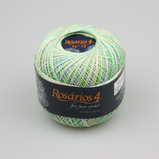 Пряжа ROSARIOS 4 Хлопок мерсеризованный принт № 12 (100% мерсеризованный хлопок)