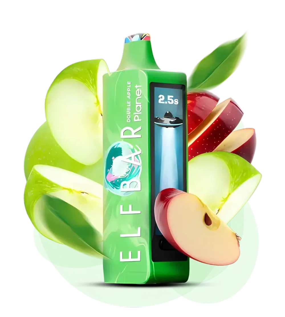 Elf Bar Planet 25000 - Double Apple (5% nic)