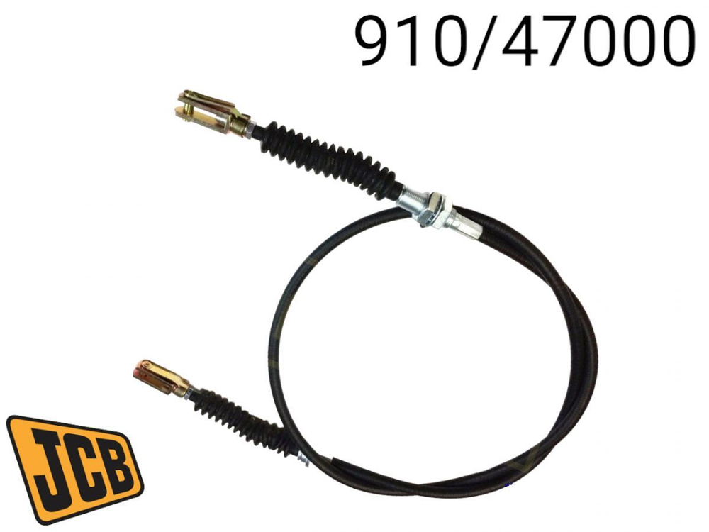 Трос ручника JCB 910/47000, 910/34100, 910-47000, 910-34100, 91047000, 91034100