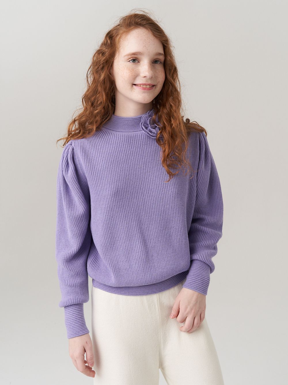 Джемпер для девочки AT1062 лавандовый