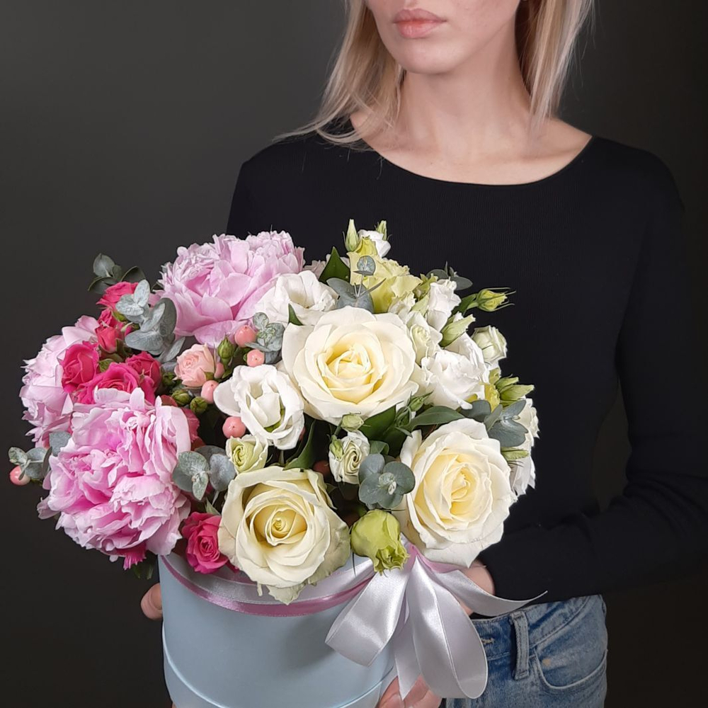 Букет цветов «Градиенты нежности»
