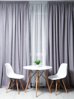 Комплект штор на шторной ленте 250х250 см - 2 шт